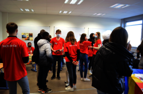 Quelques étudiant·es du département Techniques de commercialisation pour vous renseigner sur Erasmus et les formations TC